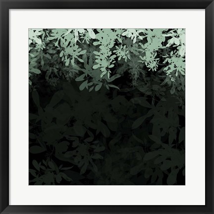 Framed Dark Tropical II Print