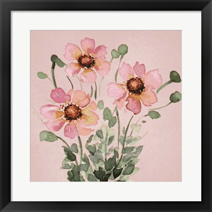 Framed Blooming Bunch 1 Print