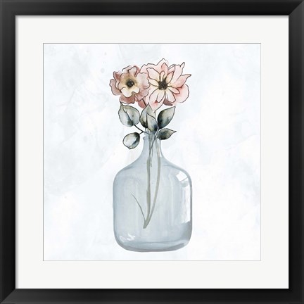 Framed Blossom Cluster 1 Print