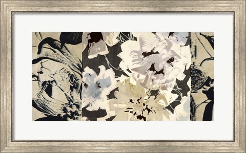 Framed Earth Flowers II Print