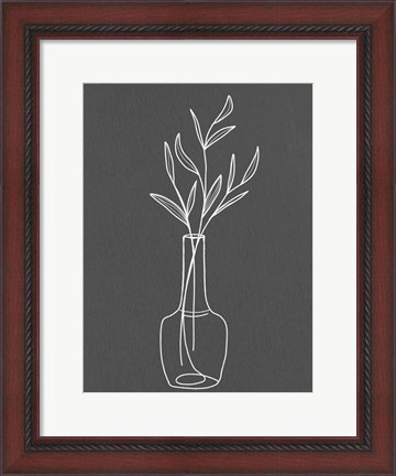 Framed Modern Vase 2 Print