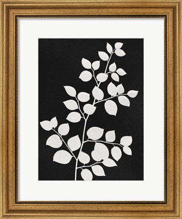 Framed Silhouetted Growth 2 Print