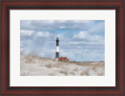 Framed Fire Island Lighthouse Print
