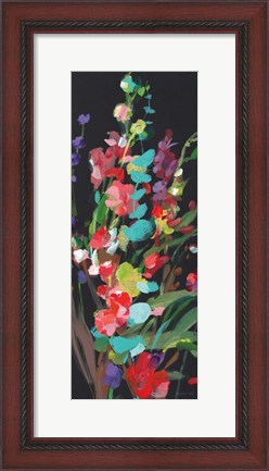 Framed Brightness Flowering Panel II Print
