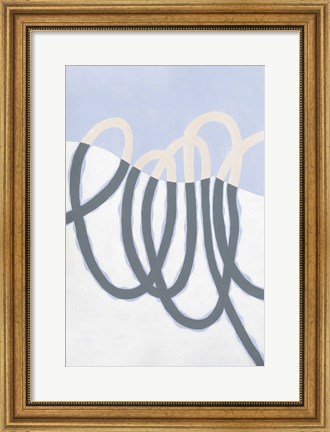 Framed Loops I v2 Print