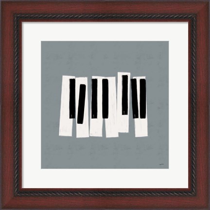 Framed Musical Abstract III Print