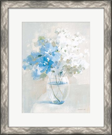 Framed Vintage Bouquet I Print