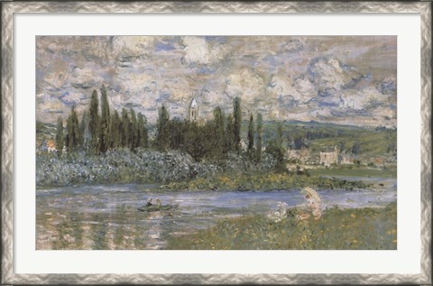 Framed Vertheuil Sur Seine Print