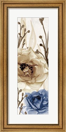 Framed Blue Notes Panel 1 Print