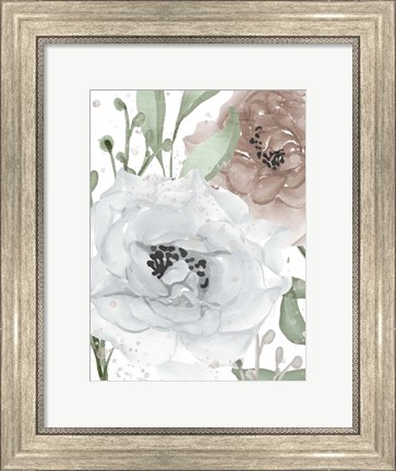 Framed Floral Bloom Panel 1 Print