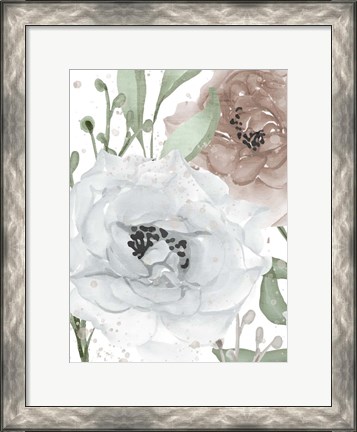 Framed Floral Bloom Panel 1 Print