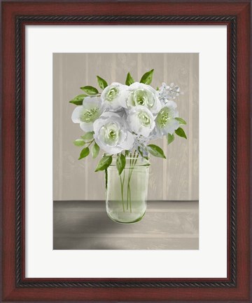 Framed Lovely Bouquet 4 Print
