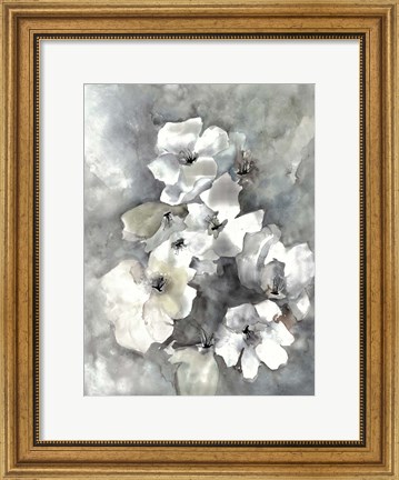 Framed Mundane Florals 1 Print