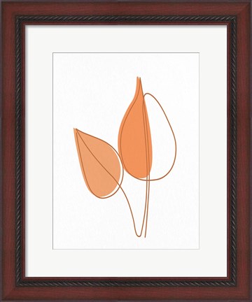Framed Shades of Orange 2 Print