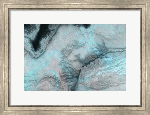 Framed Blue Crevice Print