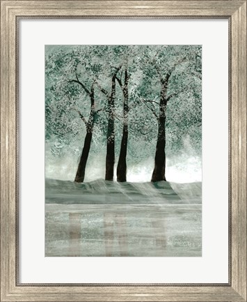 Framed Green Forest 2 Print