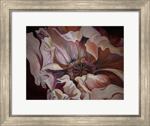 Framed Moody Flower Print