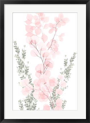 Framed Blushing Bouquet 1 Print