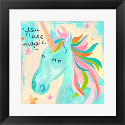 Framed You Are Magic Unicorn Print