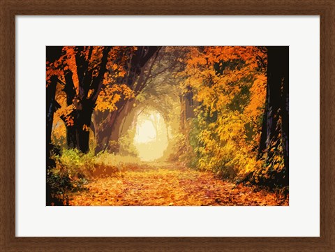 Framed Peeking Light Print