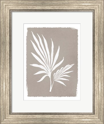 Framed Natural Silhouetted Growth 1 Print