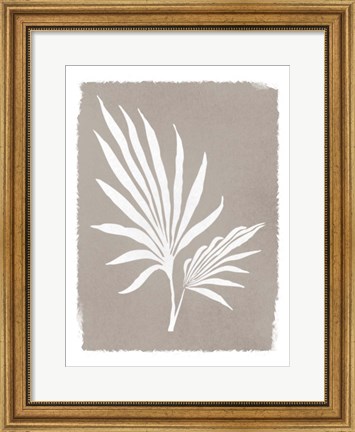 Framed Natural Silhouetted Growth 1 Print
