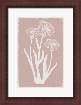 Framed Pastel Florals 2 Print