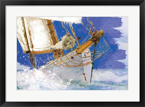 Framed Sailing 2 Print