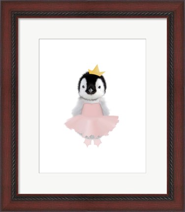 Framed Baby Penguin Ballet Print