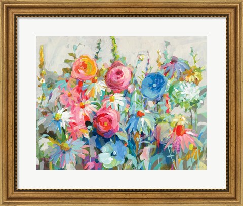 Framed All the Bright Flowers Print