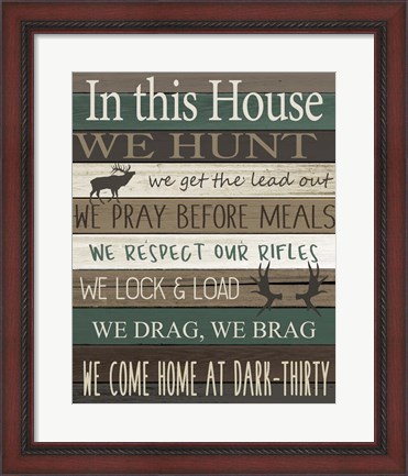 Framed In this House Print