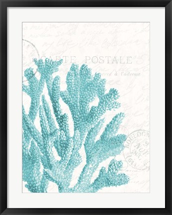 Framed Seaside Card 1 Print