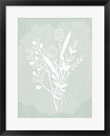 Framed Floral Sketch 1 Print