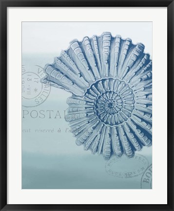 Framed Seaside Card 2 v2 Print