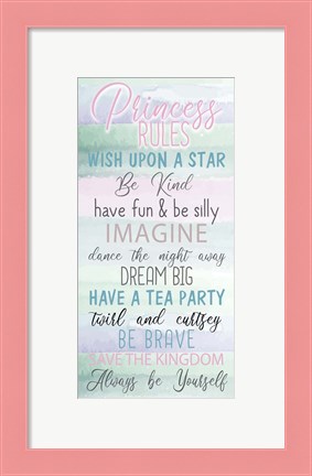 Framed Fairytale Princess 1 Print