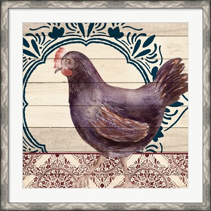 Framed Poultry 3 Print