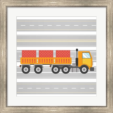 Framed On the Road 4 Print