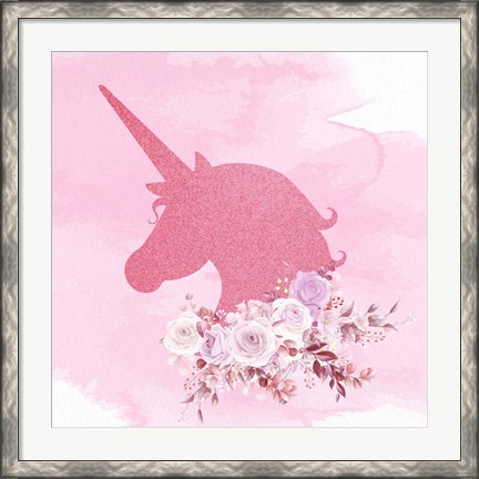 Framed Magical Unicorn 5 V2 Print