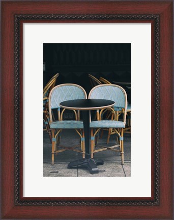 Framed Perfect Paris People Watching Cafe Print
