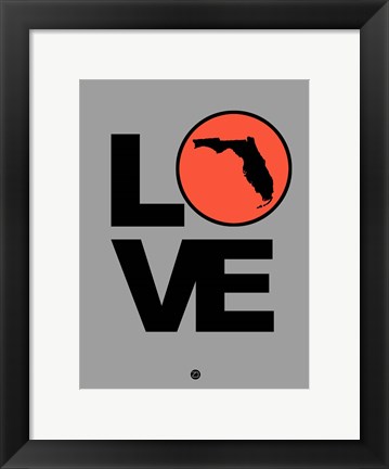 Framed Love Florida Print