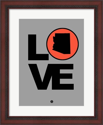 Framed Love Arizona Print