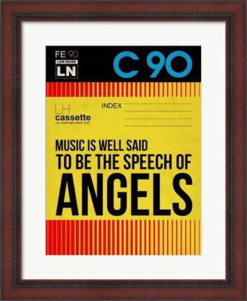 Framed Music is a speech of Angels Print