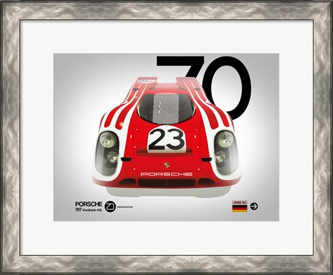 Framed 1970 Porsche 917 Kurzheck 4.5L Print