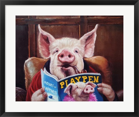 Framed Male Chauvinist Pig Print