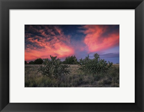 Framed Comanche Sunrise Print