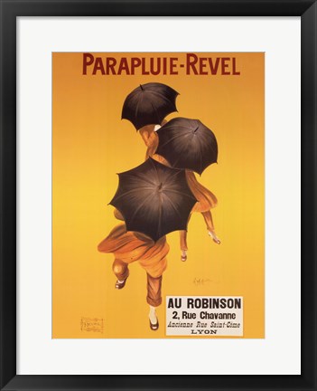 Framed Parapluie Revel Print