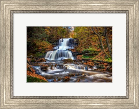 Framed Tuscarora Falls Print