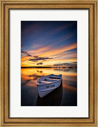 Framed Low Tide Afterglow Print