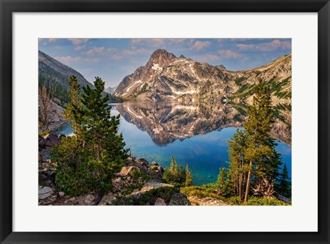 Framed Sawtooth Lake Print