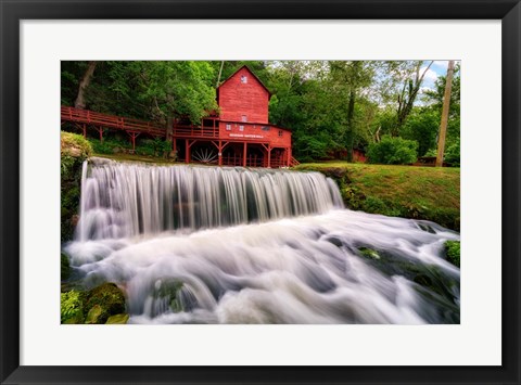 Framed Hodgson Water Mill Print